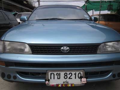 Toyota Corolla Gxi สีฟ้า ปี 96 เกียร์ธรรมดา เครื่อง1.3 รถสวยพร้อมใช้งาน