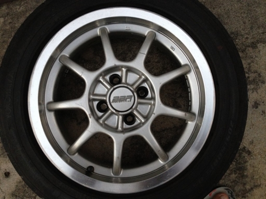 ล้อแท้ยุ่น bbr ขอบ15กว้าง6นิ้วครึ่งอ๊อฟ33สีเดิมยุ่นสภาพดี