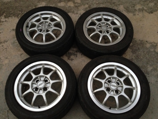 ล้อแท้ยุ่น bbr ขอบ15กว้าง6นิ้วครึ่งอ๊อฟ33สีเดิมยุ่นสภาพดี