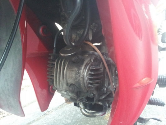ขายรถมอไซค์ครอบครัว yamaha spark 110 สต๊าดมือ
