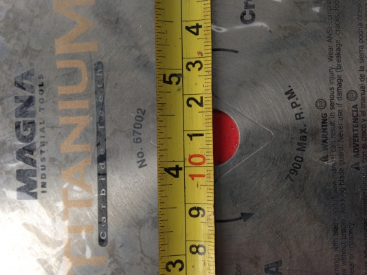 ใบเลื่อยวงเดือน MAGNA Titanium made in USA 7 1/4