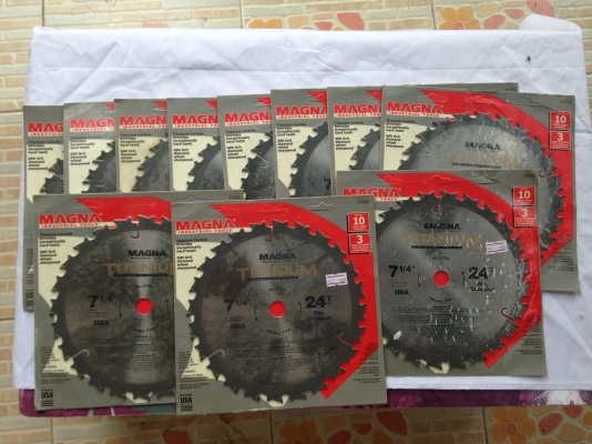 ใบเลื่อยวงเดือน MAGNA Titanium made in USA 7 1/4