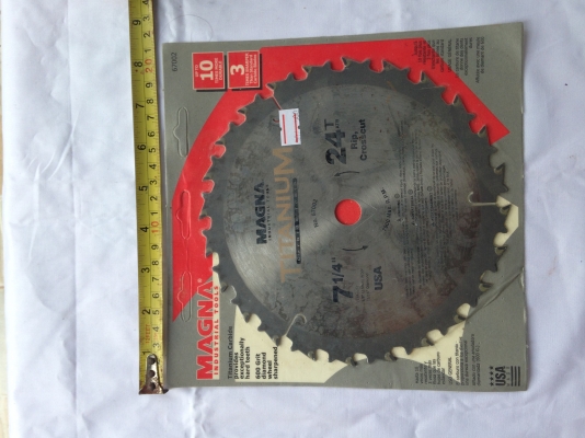 ใบเลื่อยวงเดือน MAGNA Titanium made in USA 7 1/4