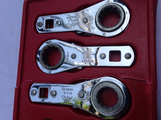 แหวนฟรี mac tool made in USA 3/8" SAE