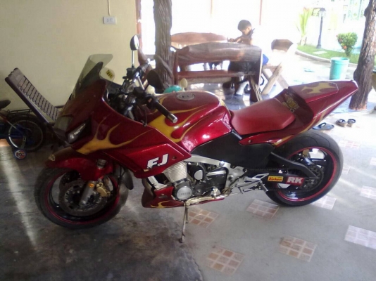 ธารนนทบุรี//ขาย yamaha FJ1200 รถสวยท้ายแต่ง ราคา85,000บาท อินวอยท์+ส.พ.มแท้+พ.ร.บ