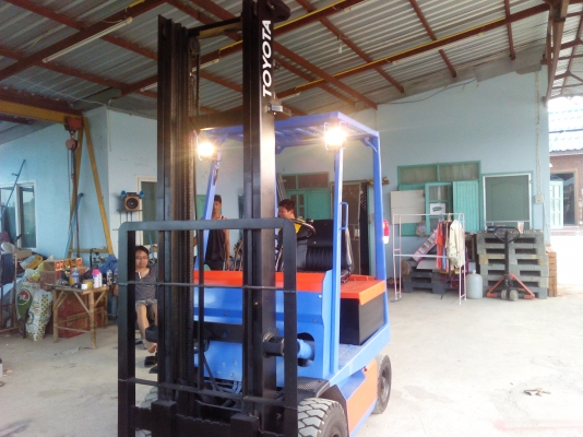 ขายโฟกลิฟท์ไฟฟ้า นั่งขับ โตโยต้า