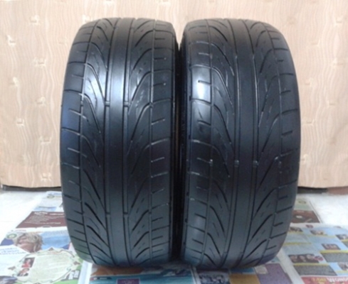 ยางยุ่น,215/45R17 DUNLOP.DZ101สภาพดีหนึ่งคู่1,500