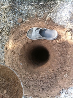 รถเจาะดินปักเสา ขนาด 30X120