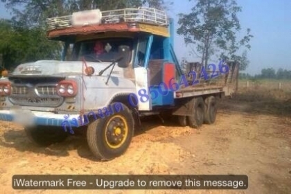 ขายสิบล้อเทเลอร์หน้ายาว เครื่อง 6BD - 165 แรง ช่วงล่าง fuso ยกแท่นหน้าหลัง เพลาใหญ่ 1 เพลา ทะเบียนพร้อม