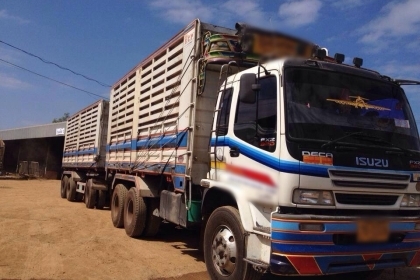 ขายรถบรรทุกพ่วงดั๊มพ์ Isuzu deca Euro 2-320 แรง ปี 50 กระบะเสรีชัย ทะเบียนพร้อม