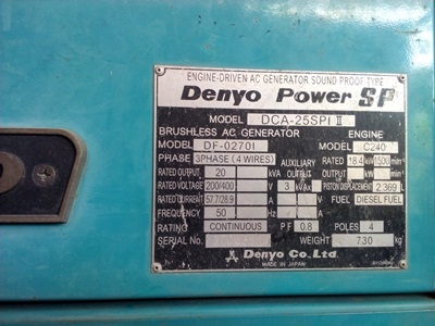 เดนโย่ 25KVAสภาพสวย