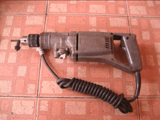 ขายสว่านเจาะกระแทก 4หุน HITACHI Model V-14 made in japan.