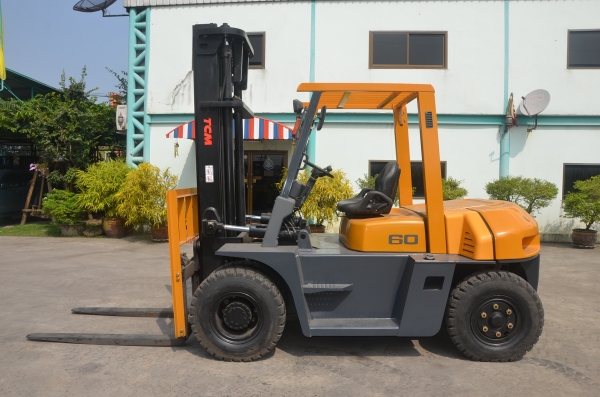 ขาย Tcm FD60Z8 ดีเซล Isuzu 6BG ออโต้ 6 ตัน ยกสูง	 4 เมตร