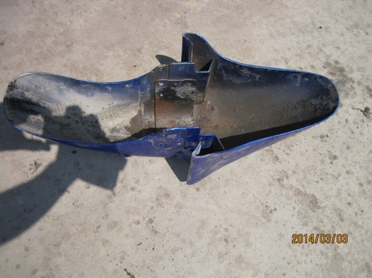 บังโคลนหน้าแท้ KR,Serpico สภาพดีสีเดิมสวยๆเลย 350 (รวมจัดส่ง)