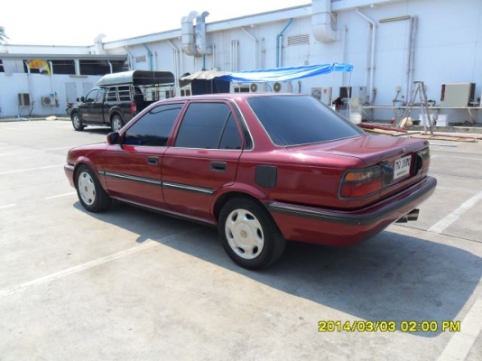 ขายรถโตโยต้า โคโรล่า ปี90 เครื่อง1.3 เกียร์ธรรมดา ภายในสวยๆ เดิมๆ สะอาด วิทยุCD แอร์เย็น ภายนอกสีเต็มเงา มีริ้วรอยบ้าง รถขับดี ประหยัดครับ ขายถูกครับ