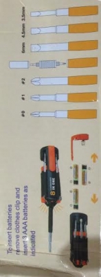 // เครื่องมือ Multi-Screwdriver Torch ( 8 IN 1 ) ใช้งานได้หลากหลาย //