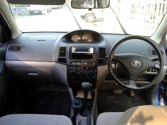 ไม่ต้องดาวน์toyota vios1.5eปี2003เกียร์autoติดแก๊สหัวฉีดac