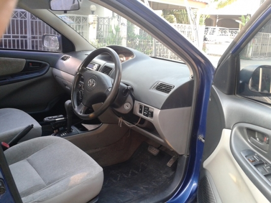 ไม่ต้องดาวน์toyota vios1.5eปี2003เกียร์autoติดแก๊สหัวฉีดac