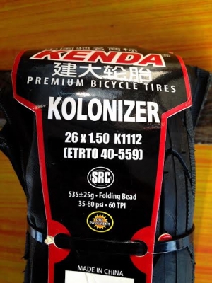 ยางพับเสือภูเขา KENDA ( 26 x 1.50 ) สุดยอดยางทางเรียบ  ราคากันเอง
