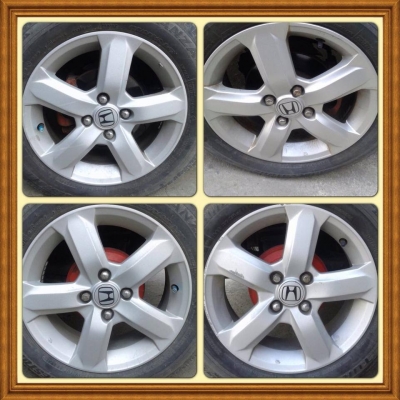 ขายล้อแม็กซ์ขอบ15 Honda City 4รู100 ราคา 3,900 บาท ***ไม่มียาง***