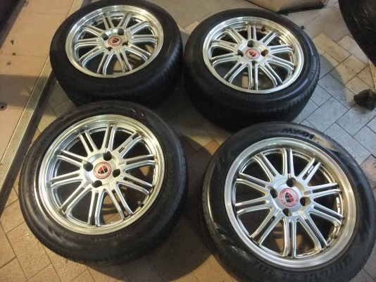 max ขอบ15 4 รู 100 พร้อมยาง