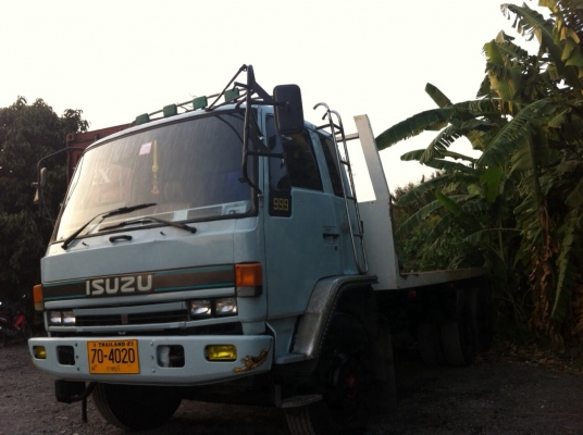 ขายรถบรรทุกสิบล้อพื้นเรียบสภาพพร้อมใช้งานเครือง230เทอร์โบอินเตอร์ราคากันเอง