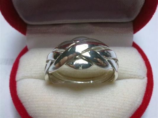 ขายแหวนกลเงินของใหม่พร้อมวิธีการประกอบ