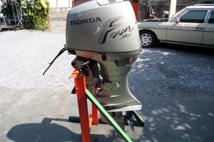 ขาย เครื่องเรือ HONDA 45 แรง 4 จังหวะสตาร์ทไฟฟ้านำเข้าจากญี่ปุ่น เครื่องยนต์ติดง่ายเดินดี ราคา 65,000
