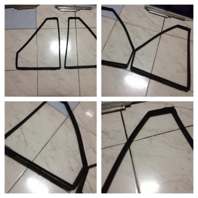 ขายยางกันน้ำกระจกหูช้าง ke70 4ประตู จำนวน1คู่ ราคา500บาท แยกชิ้น350บ โทร0875077464โส