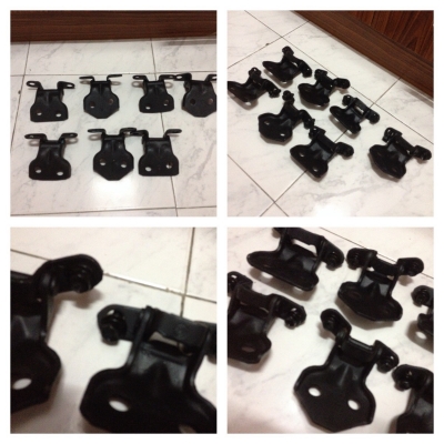 ขายบานพับประตู ke70 4ประตู จำนวน7ชิ้นพร้อมน๊อต ราคา1500บาท แยกชิ้น400บ โทร0875077464โส กทม