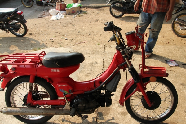 ขาย yamaha รถไปรษณีย์ สภาพตามรูปนี้เลยขี่ได้ตามปกติ อยู่สระแก้ว