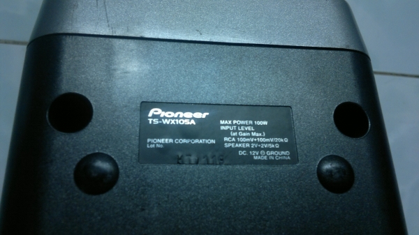 ฺBAZUKA Pioneer Carrozzeria รุ่น TS-WX105A