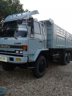 ขายรถ 10 ล้อดัมพ์ ISUZU ROCKY 240 แรงม้าหัวขาวทำฟ้า มีระบบลากพ่วง ราคา 1200000