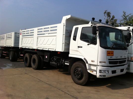 ขายฟูโซ่ 270 แรงม้า 9เกียร์ พร้อมดั๊มพ์ แม่-ลูก(ราคาพิเศษ)