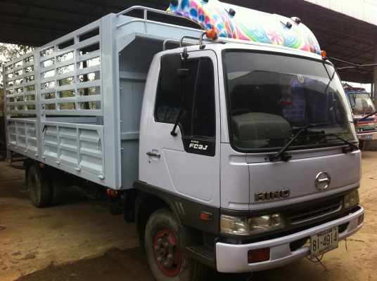 HINO FCJJKA กระบะคาร์โก้ เหล็ก เครื่อง JO7C (165 แรงม้า) ทำสีใหม่ทั้งคัน สภาพพร้อมใช้ ทะเบียนพร้อมโอน ราคาต่อรอง