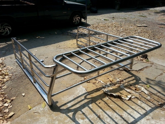 คอกแสตนแลสอย่างหนา ใส่กระบะอีซูซุ แคป ขาย 3500