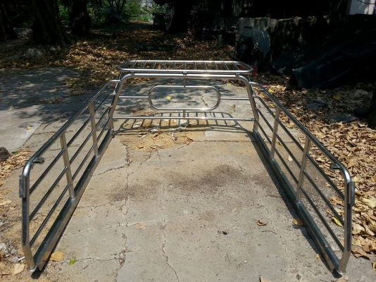 คอกแสตนแลสอย่างหนา ใส่กระบะอีซูซุ แคป ขาย 3500