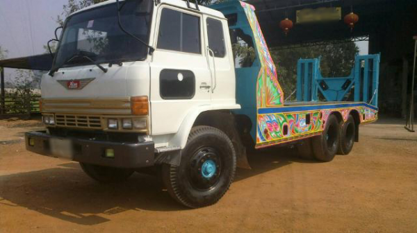 ขายรถสิบล้อเทเลอร์รถเกี่ยว HINO F18 เครื่อง HO7C - 185 แรง เบรกจิฟฟี่  2 เพลา ทะเบียนพร้อม