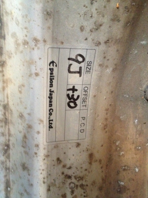 ขายล้อEpsilon Japan 18x9 6รู ขายล้อEpsilon Japan 18x9 6รู