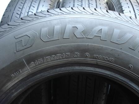 ยาง BRIGSTONE DURAVIC 215 7015 ปี 12 4เส้น