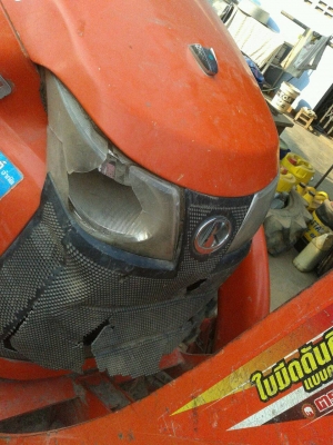 ขายรถไถ KUBOTA  L3608พร้อมดันหน้าคานโค้ง รถไร่สภาพเดิมๆไม่ได้ทำสีใหม่