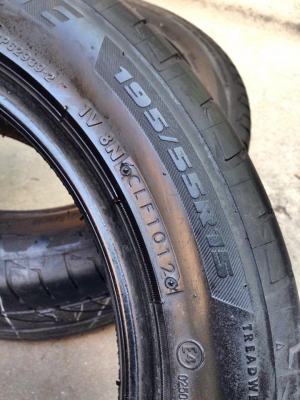 ขายยาง POTENZA RE002 195-55-15 ปี12 ดอกเต็ม 1ชุดครับ ขายยาง POTENZA RE002 195-55-15 ปี12 ดอกเต็ม 1ชุดครับ