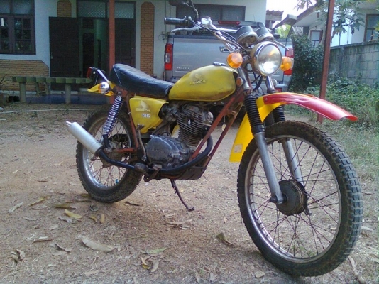 ขายhonda sl125 ทะเบียนเต็ม+ชุดโอนเครื่องดีสวยๆราคา33,000บาท