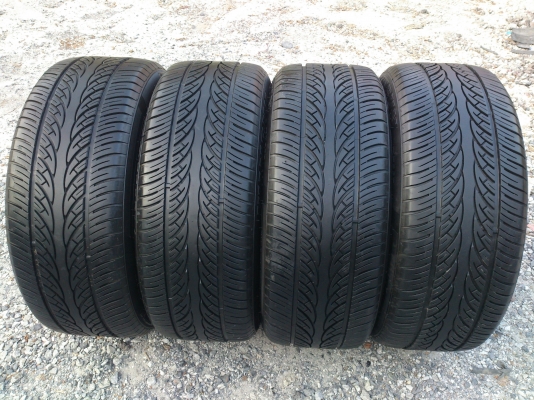 ขายแม็กขอบ20 6รู139 พร้อมยาง 265/50R20 ยางสัปดาห์ที่27 ปี12 ดอกยางสวยนิ่มลึกเท่ากันไม่ร้าวไม่แตกลายสภาพยาง 95\% จำนวน 1 ชุด