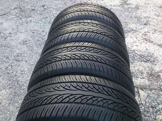 ขายแม็กขอบ20 6รู139 พร้อมยาง 265/50R20 ยางสัปดาห์ที่27 ปี12 ดอกยางสวยนิ่มลึกเท่ากันไม่ร้าวไม่แตกลายสภาพยาง 95\% จำนวน 1 ชุด