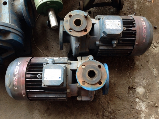 ขายปั้มน้ำหอยโข่ง Foros 7.5 HP. 380V made in Italy ใช้ส่งน้ำได้ไกล สภาพสวย วิ่งนิ่ม พร้อมใช้งาน มี 2 ตัวครับ