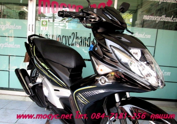 NOUVO SX สีดำ รถเดือนพ.ค.ปี 56 ระบบหัวฉีด กระบอกสูบไดอะซิล ทน แกร่ง แถมฟรี เสื้อ และหมวกกันน็อก 33500