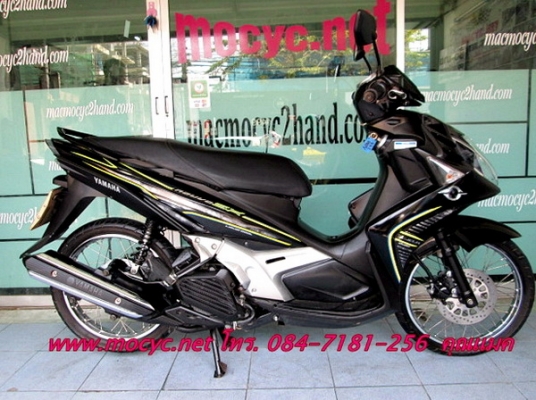 NOUVO SX สีดำ รถเดือนพ.ค.ปี 56 ระบบหัวฉีด กระบอกสูบไดอะซิล ทน แกร่ง แถมฟรี เสื้อ และหมวกกันน็อก 33500