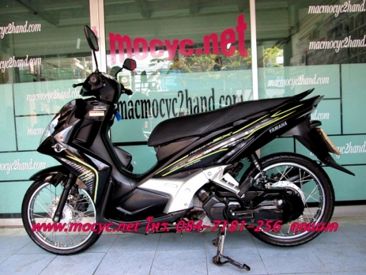 NOUVO SX สีดำ รถเดือนพ.ค.ปี 56 ระบบหัวฉีด กระบอกสูบไดอะซิล ทน แกร่ง แถมฟรี เสื้อ และหมวกกันน็อก 33500