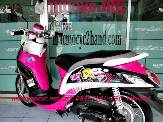 Fino i ชมพูดำขาว รถเดือน ก.ค. ปี 56 ไมล์ 4179 โล รุ่นใหม่ล่าสุด ราคาโปรโมชั่น  28900